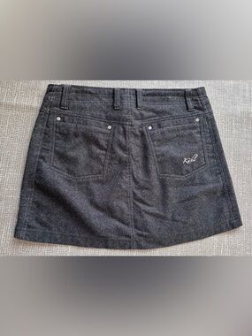 KÜHL Women’s Wool Blend Mini Skirt Size 6 Charcoal Gray Outdoor Casual